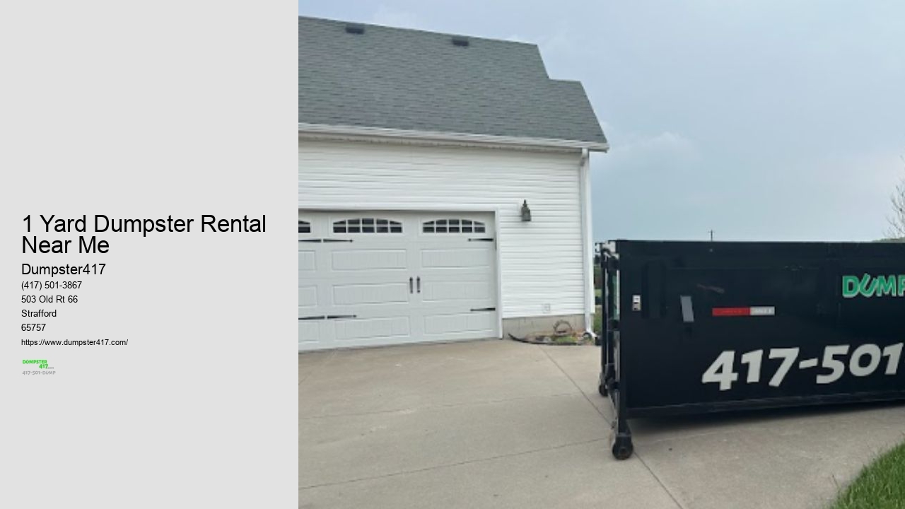 Small Dumpster Rental Near Me