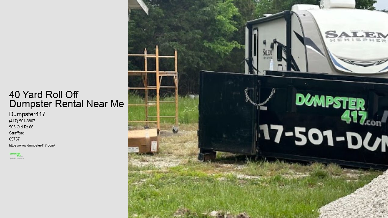 Rent a Small Dumpster