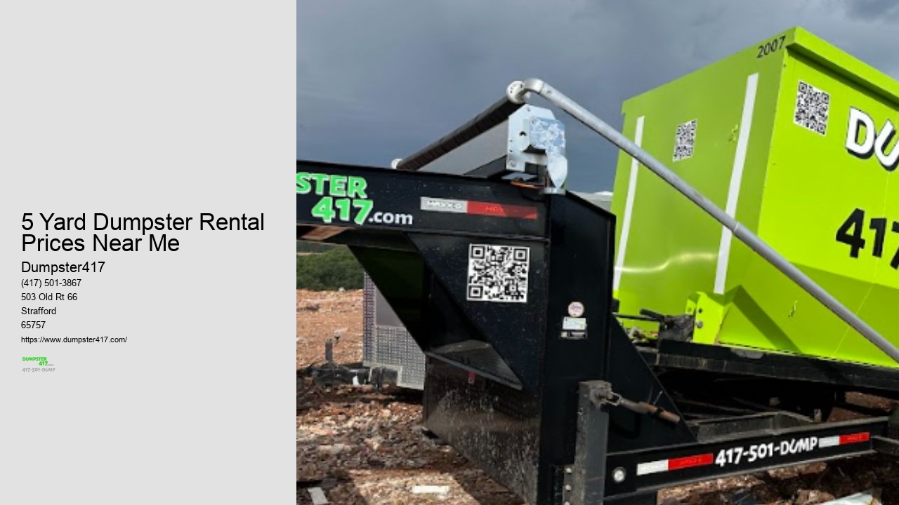 Cheap Dumpster Rental Prices Near Me