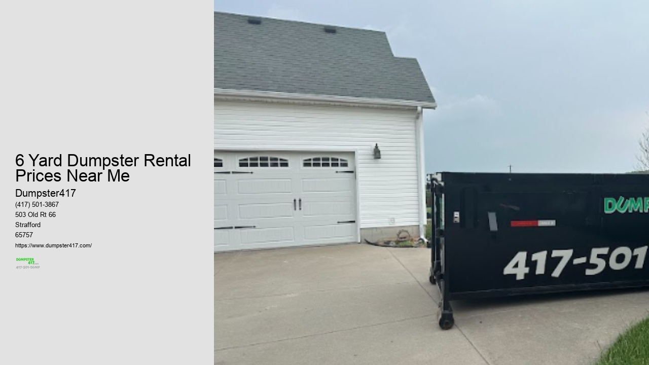 Small Dumpster Rental Strafford Mo