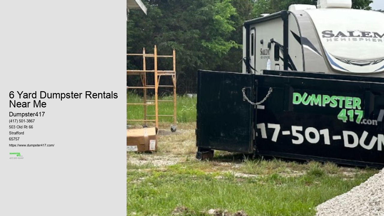 5 Yard Dumpster Rental Near Me