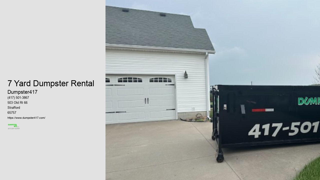 6 Yard Dumpster Rentals Near Me