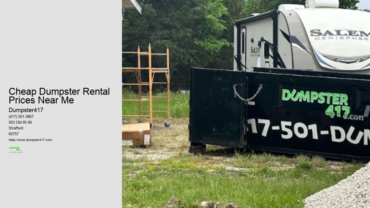 Dumpster Rental Rolla Mo