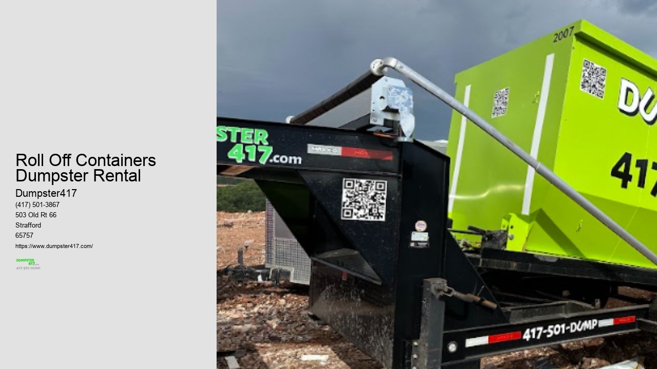 Waste Management Residential Dumpster Service