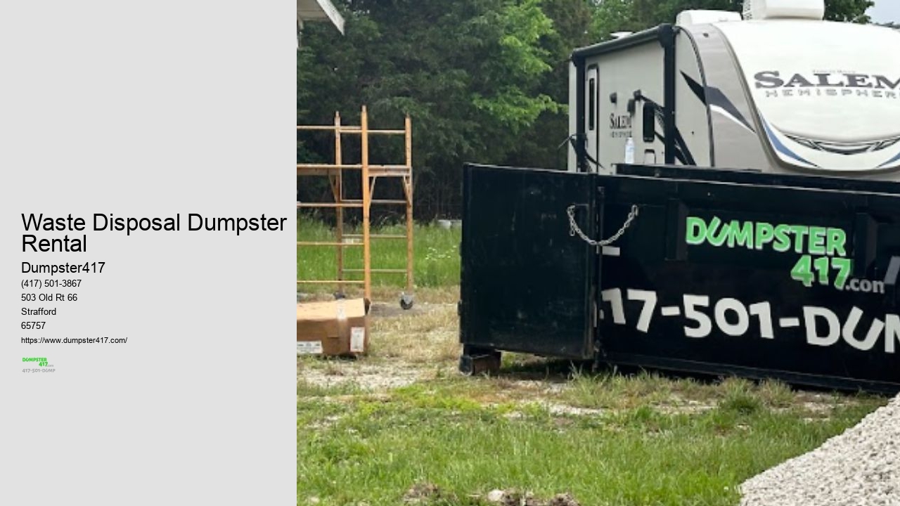 Cheap Dumpster Rental Strafford Mo